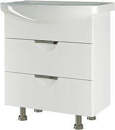 Mixline Мебель для ванной Этьен 75 L Элеганс белая – фотография-3